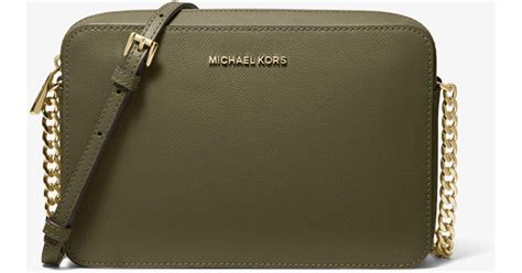 michael kors crossbody olive green|michael kors green handbags.